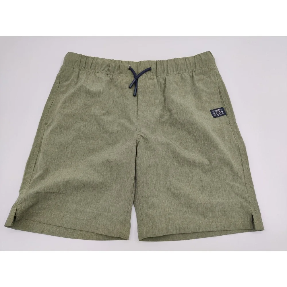 Lucky Brand Boys Shorts Olive‎ Green Elastic Waist Casual Size L 14/16
